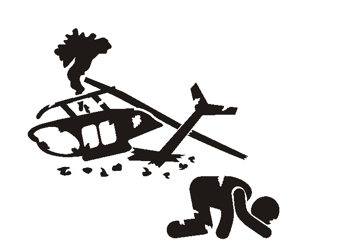 Hubschrauber Unfall